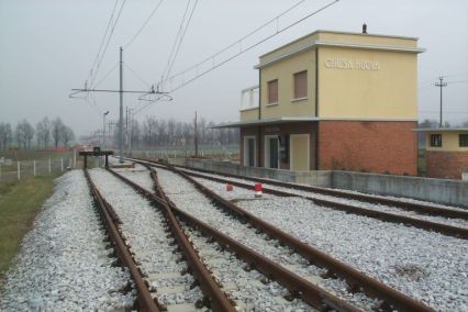 la vecchia stazione di Via Lunga